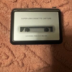 Super USB Cassette Capture - Black and Silver